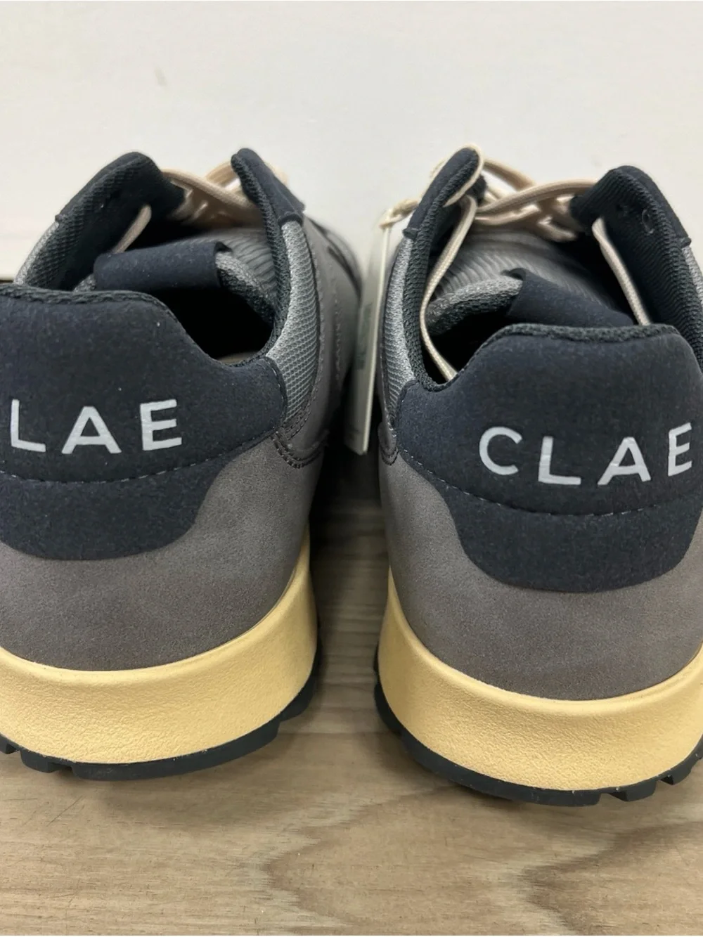 CLAE Joshua Lightweight Sneakers Frost Grey/Vanilla Men’s Size 11 $170 NWOB